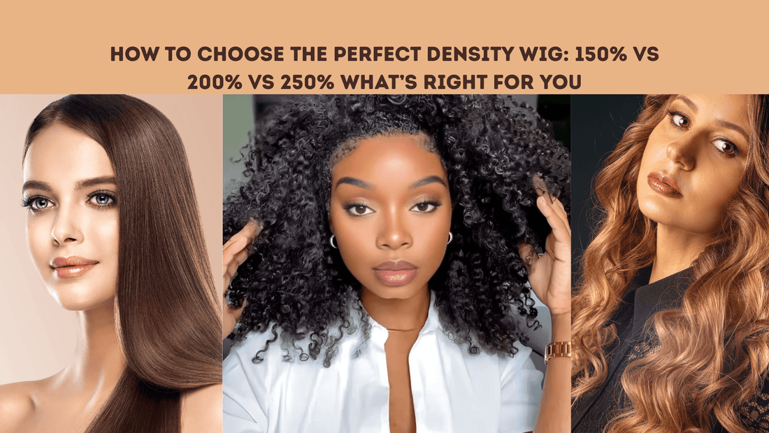 How to Choose the Perfect Density Wig: 150% vs 200% vs 250% What’s Right for You - Nitoo Store