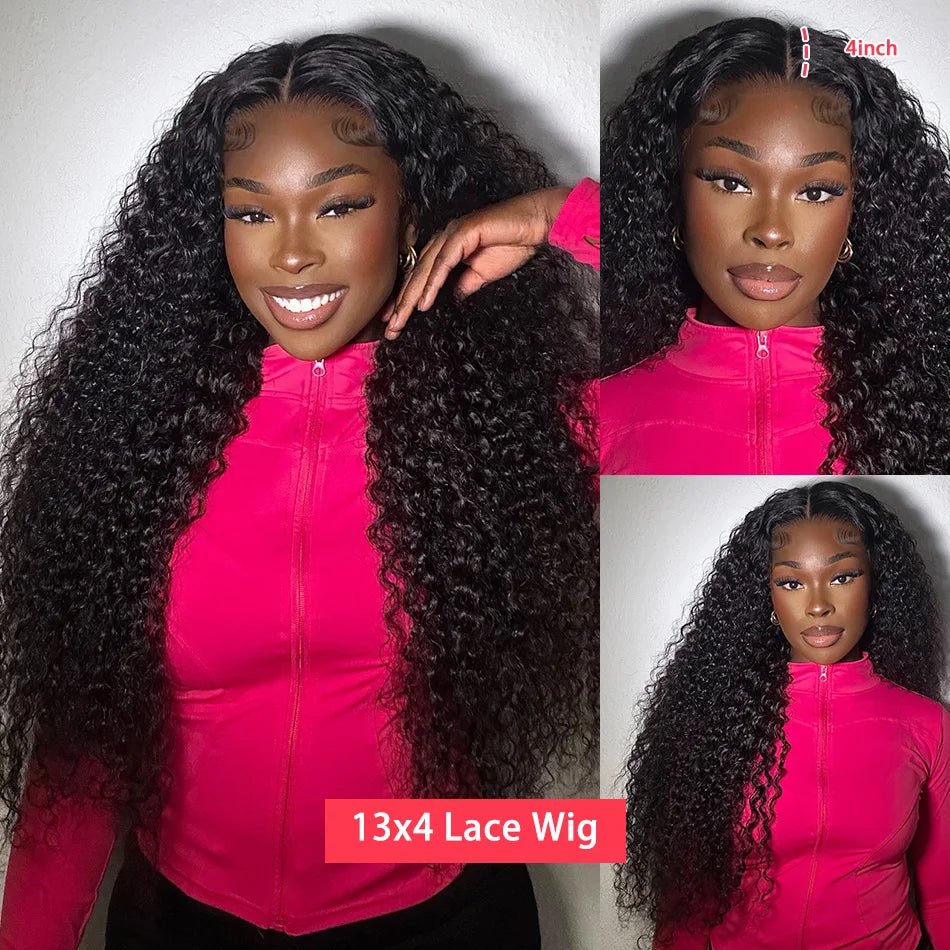 100% Human Hair 13x6 HD Deep Wave Lace Frontal - Nitoo Store