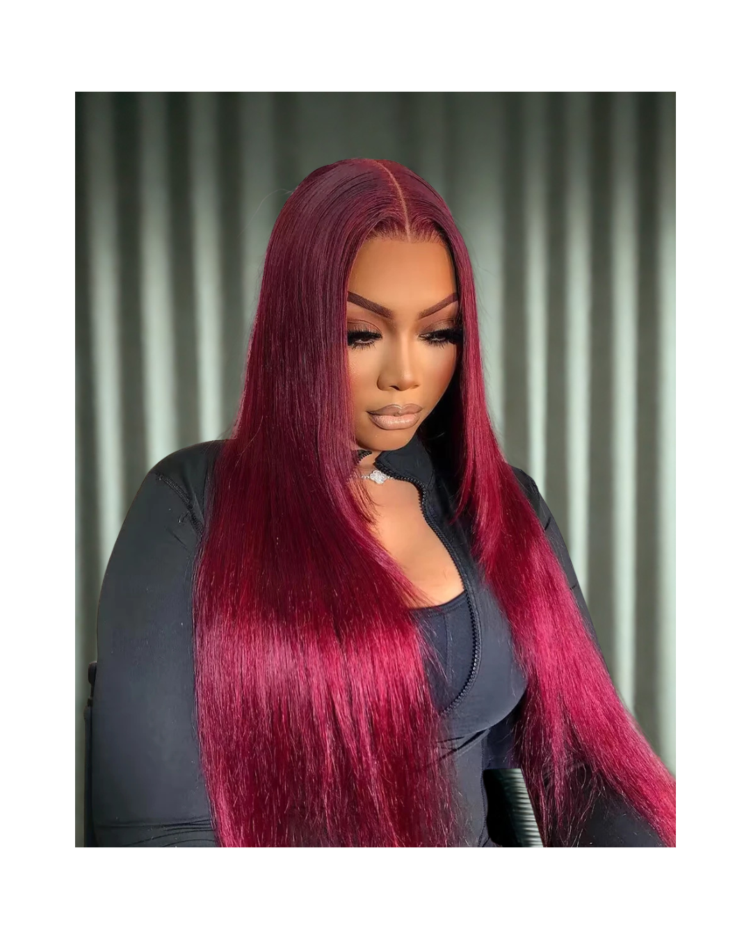 13x6 HD Lace Front Wig Human Hair Wigs 99J Red Burgundy Colored HD Transparent Pre Plucked Lace Frontal Human Hair Wigs Straight Nitoostore