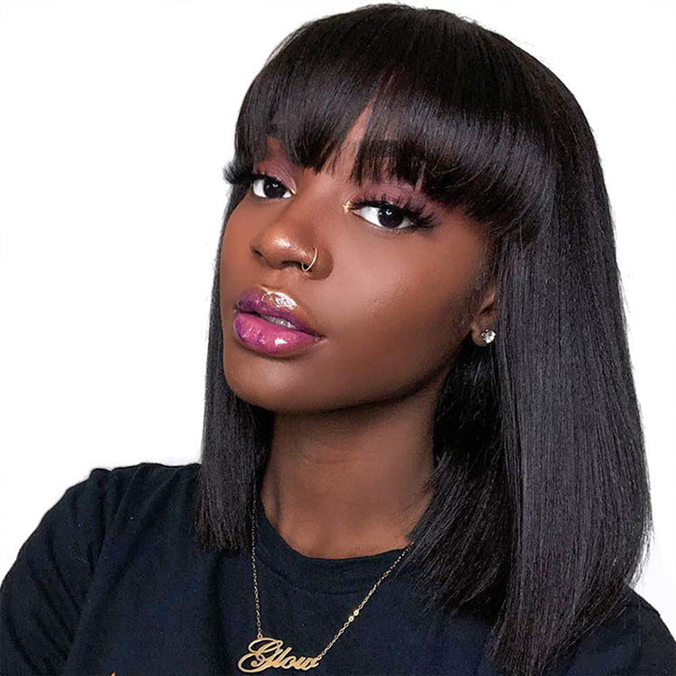 Unice Hair Full Machine Human Hair Wigs For Black Women My Store