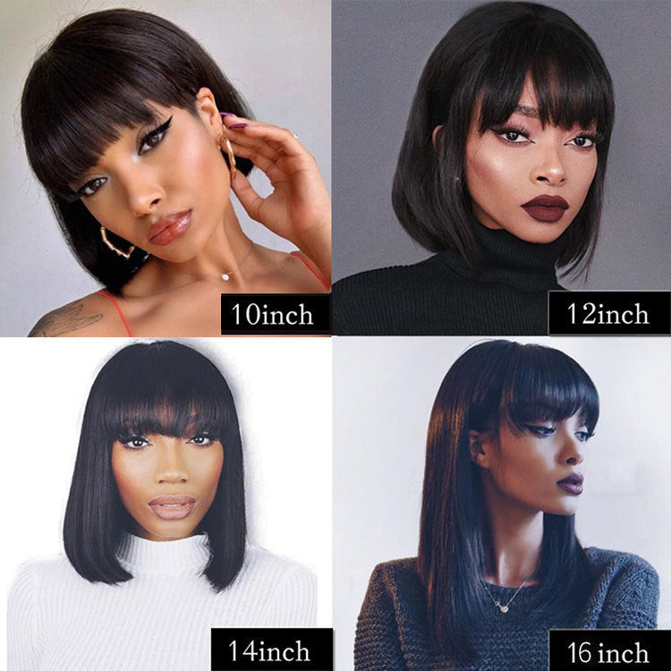 Unice Hair Full Machine Human Hair Wigs For Black Women My Store