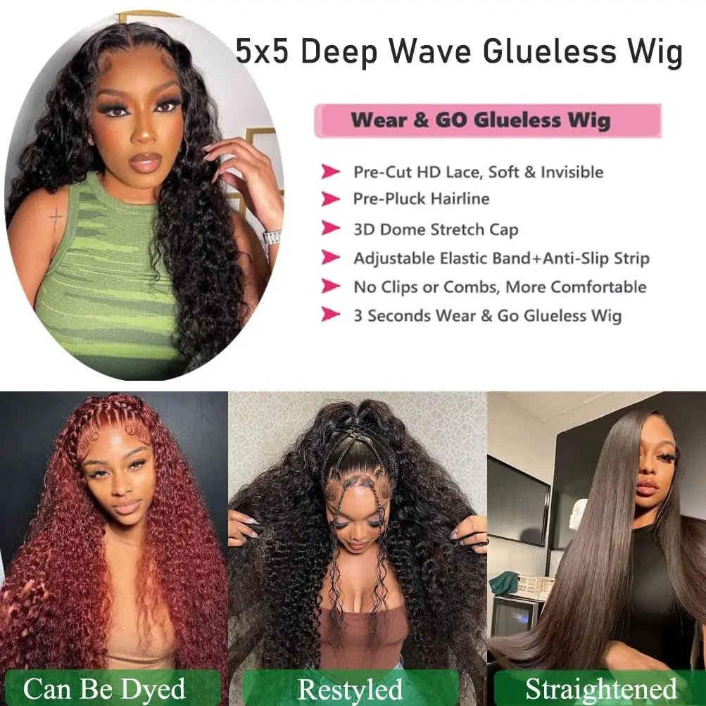 200% Density Wear & Go Glueless - Nitoo Store