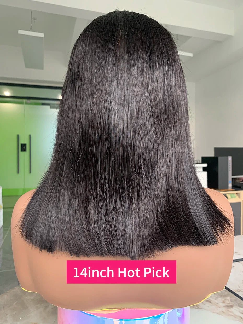 250 Density 100 Human Hair Lace Frontal Wigs - Nitoo Store