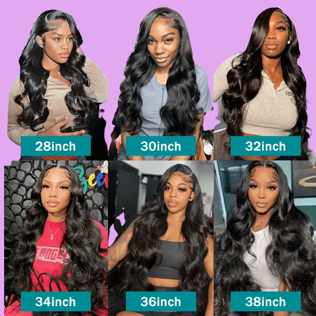 250% Density Body Wave Lace Frontal Human Hair Wig - Nitoo Store