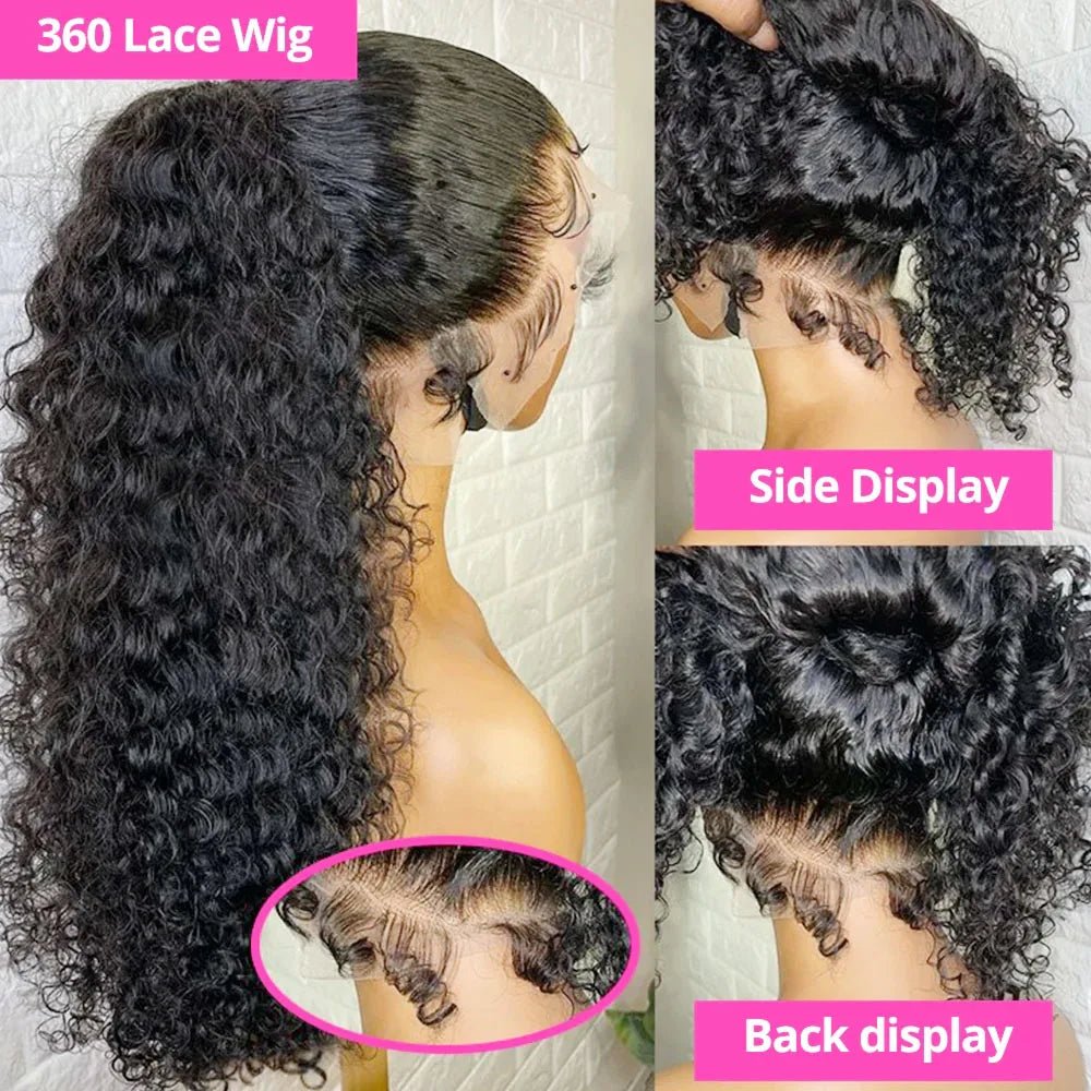250 Density Deep Wave Wig 360 Full HD - Nitoo Store