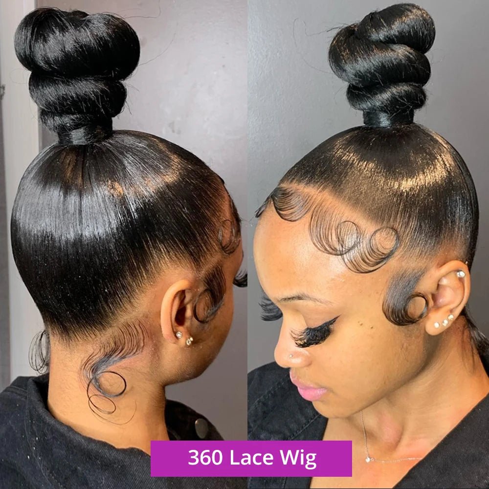 40–50 Inch Bone Straight Lace Front Wig - Nitoo Store