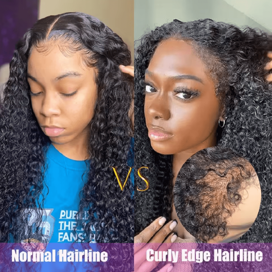 4C Afro Curly Wig with Baby Hair 13x6 - Nitoo Store