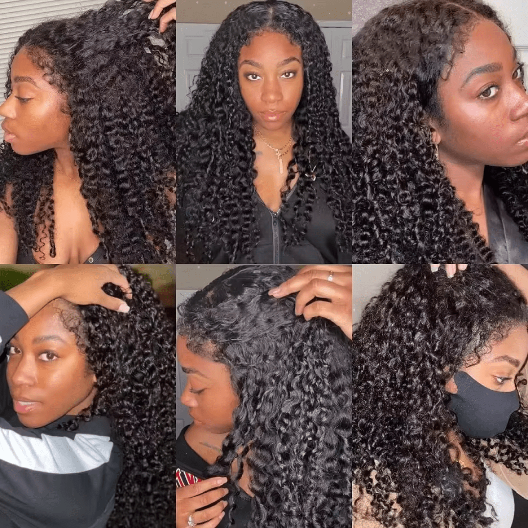 4C Afro Curly Wig with Baby Hair 13x6 - Nitoo Store