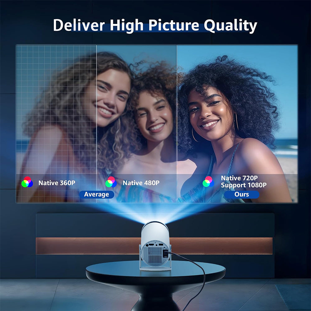 Home HD Projector Bluetooth Portable Mini 4K Mini Phone Y5S Home Theater Projector My Store