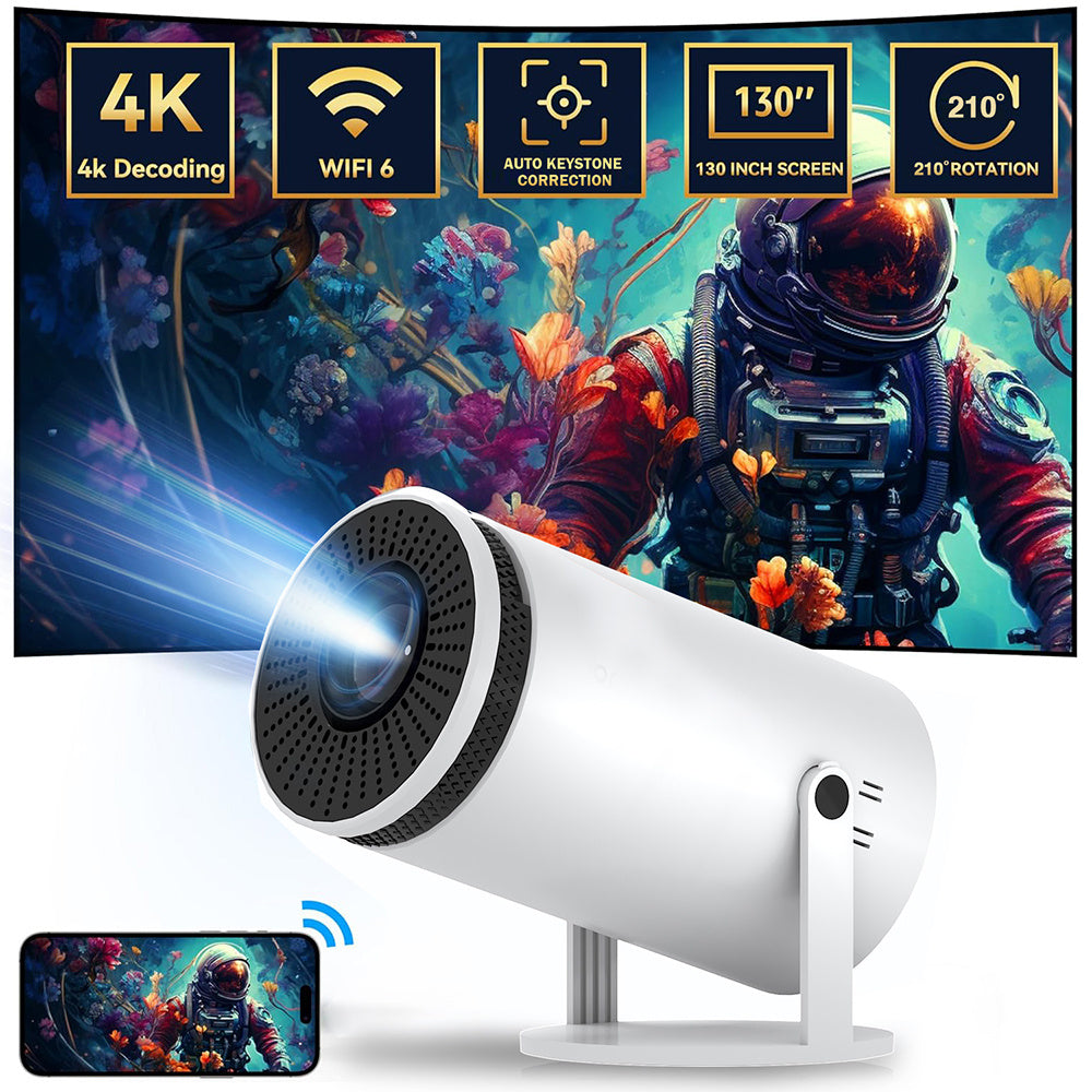 Home HD Projector Bluetooth Portable Mini 4K Mini Phone Y5S Home Theater Projector My Store