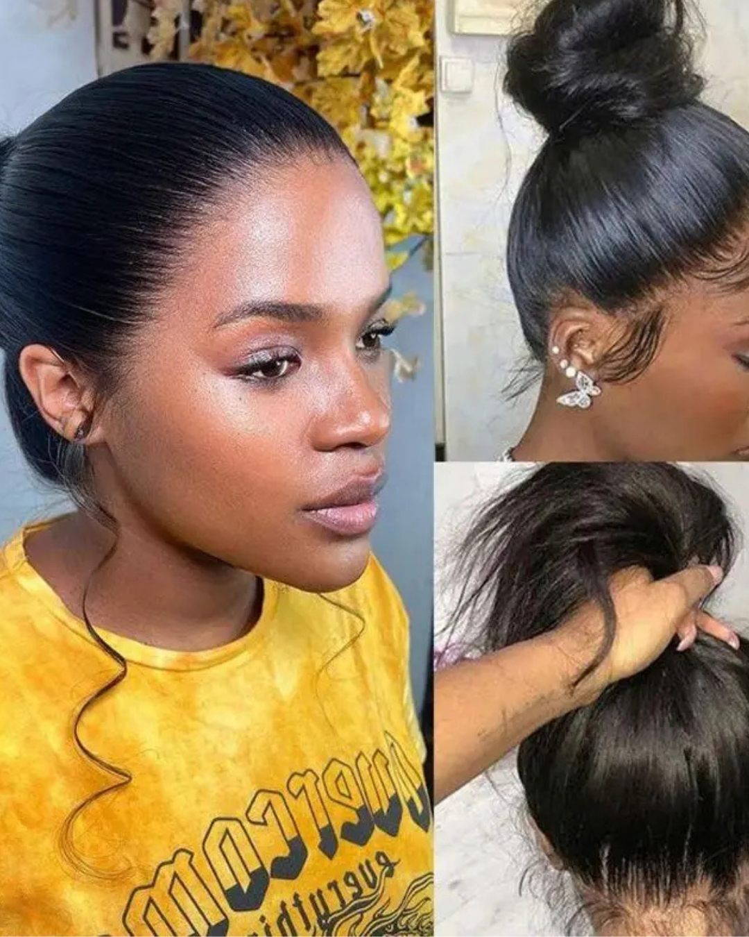 40” Bone Straight 360 Full Lace Human Hair Wig Nitoo Store