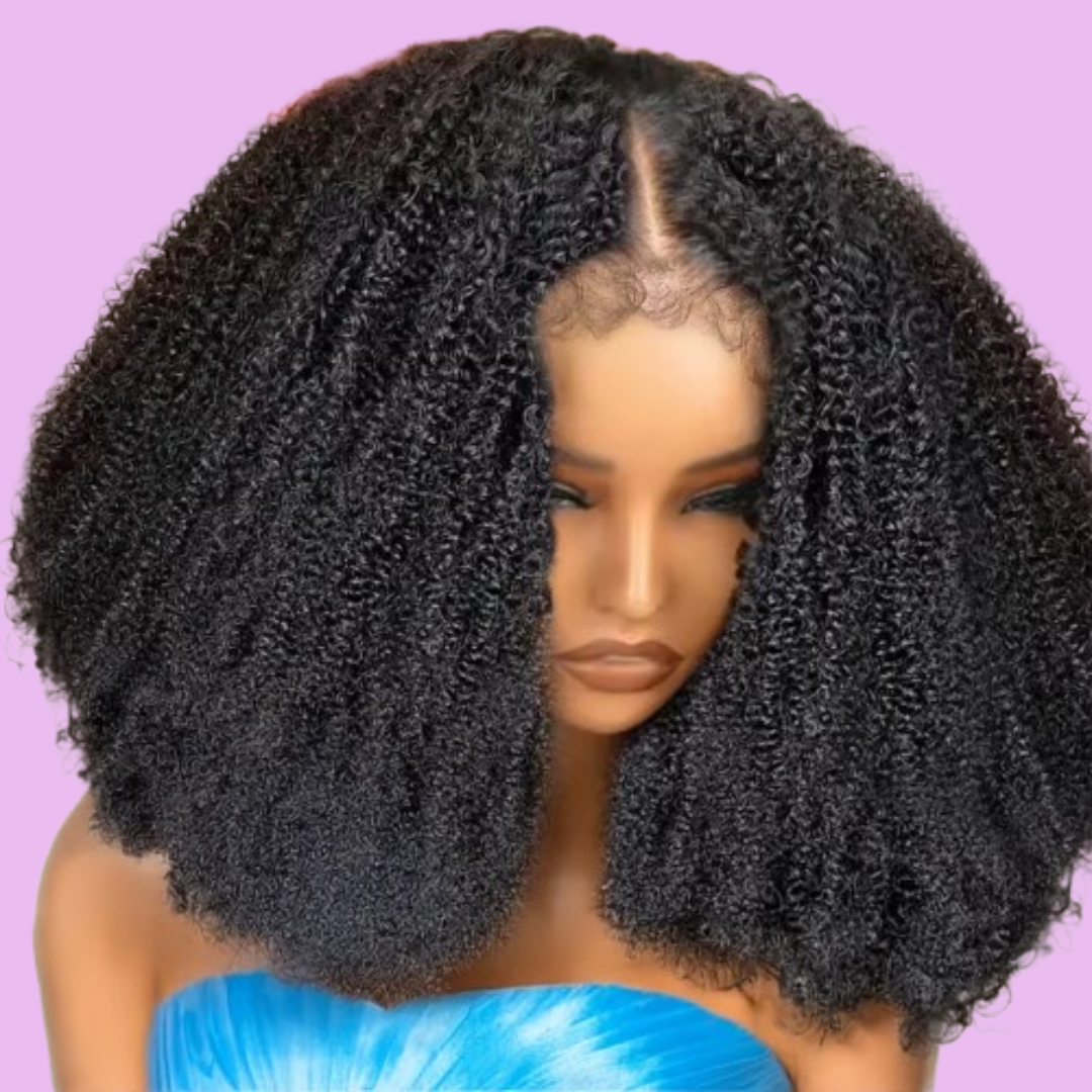 250% Density Short Bob Human Hair Wig. Nitoo Store