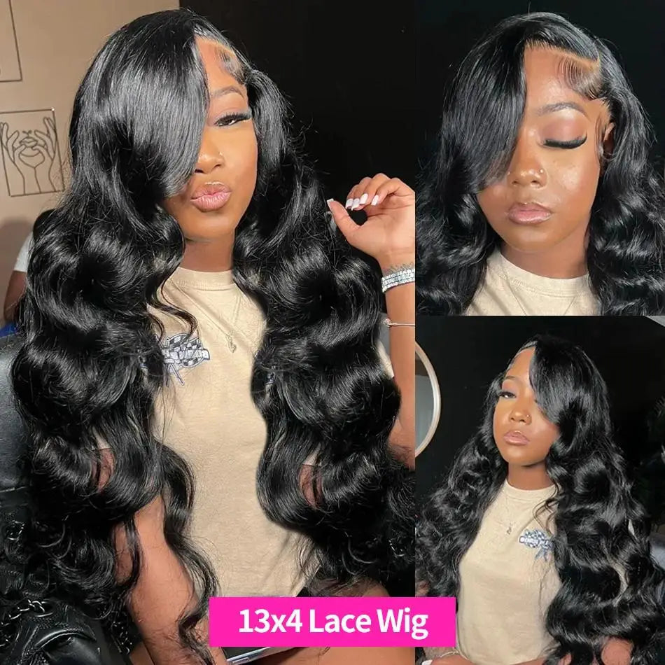 HD Transparent 13x4 13x6 Body Wave Lace Front 360 Wig Human Hair For Women 5x5 Wig 200 Density Nitoostore