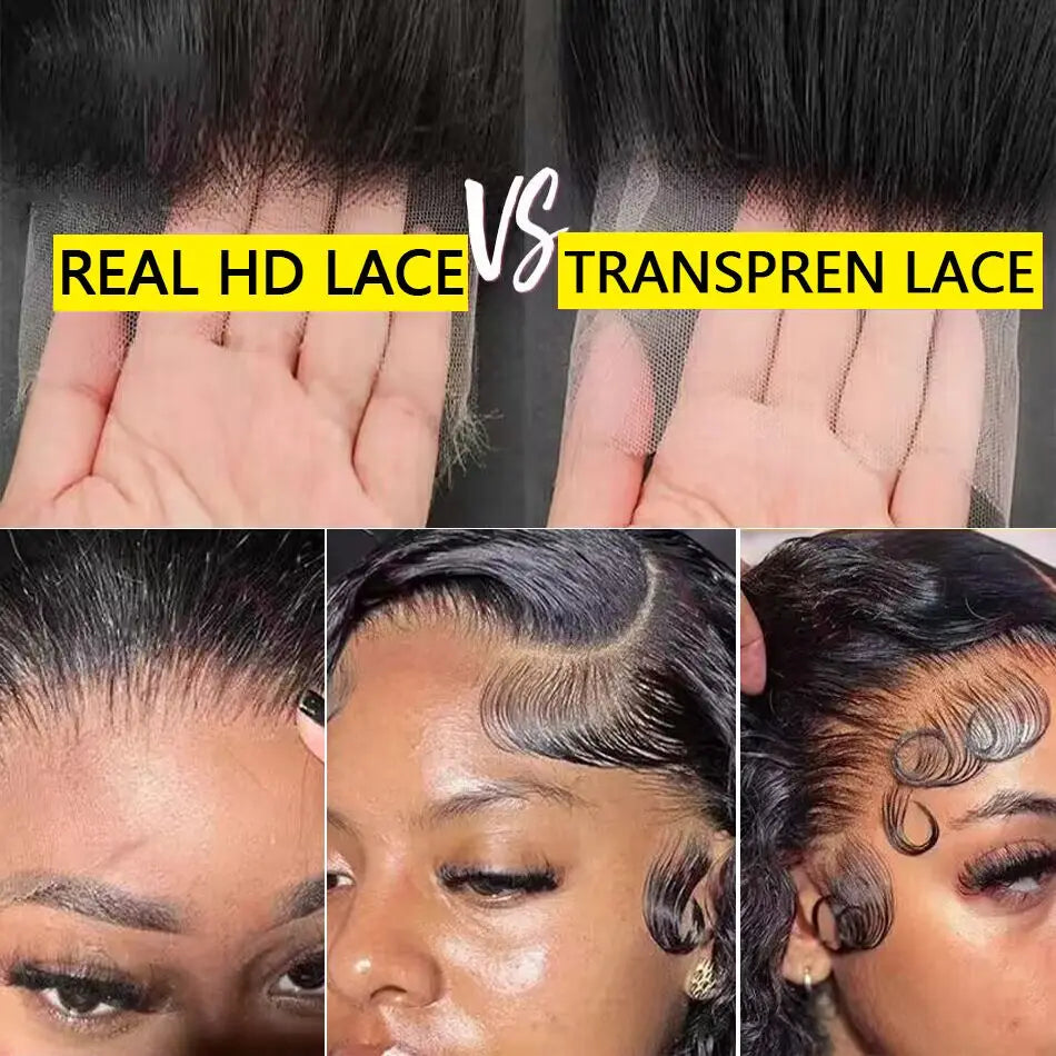Deep Wave Frontal Wig 13x4/13x6 Curly Lace Front Human Hair Nitoostore