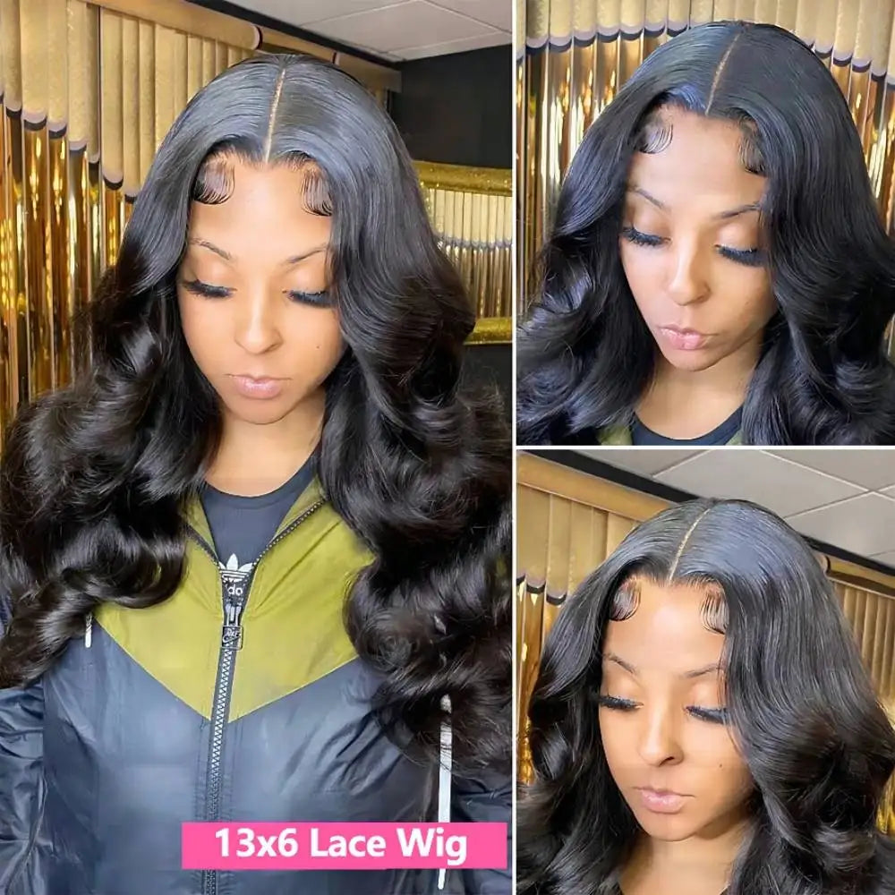 HD Transparent 13x4 13x6 Body Wave Lace Front 360 Wig Human Hair For Women 5x5 Wig 200 Density Nitoostore