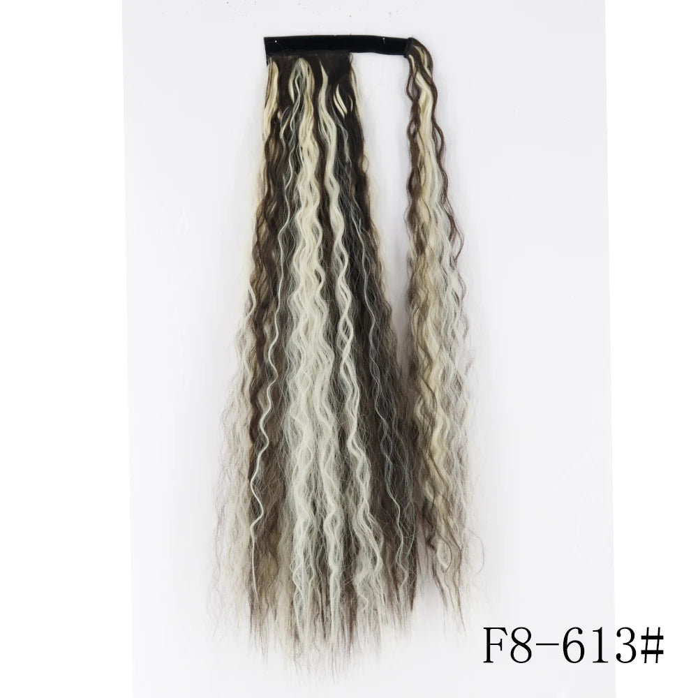 LISI GIRL Long Straight Ponytail Wrap Around Clip in Hair Extension Nitoo Store