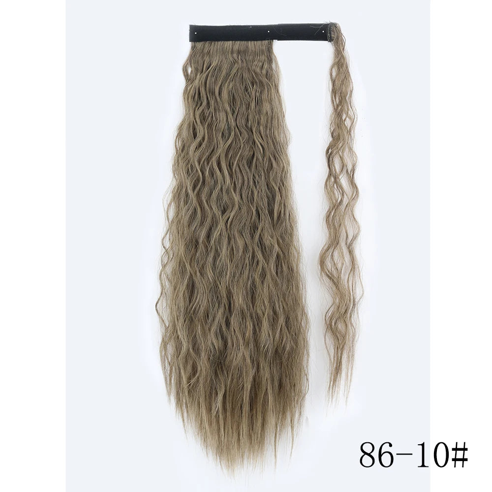 LISI GIRL Long Straight Ponytail Wrap Around Clip in Hair Extension Nitoo Store