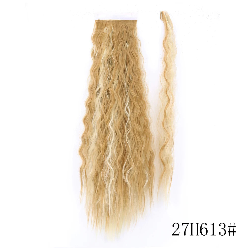 LISI GIRL Long Straight Ponytail Wrap Around Clip in Hair Extension Nitoo Store