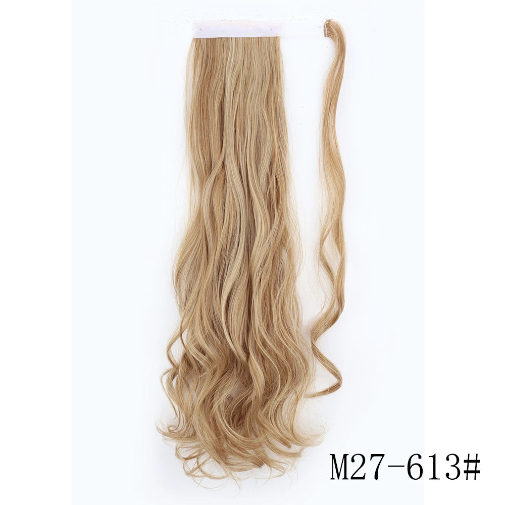 LISI GIRL Long Straight Ponytail Wrap Around Clip in Hair Extension Nitoo Store