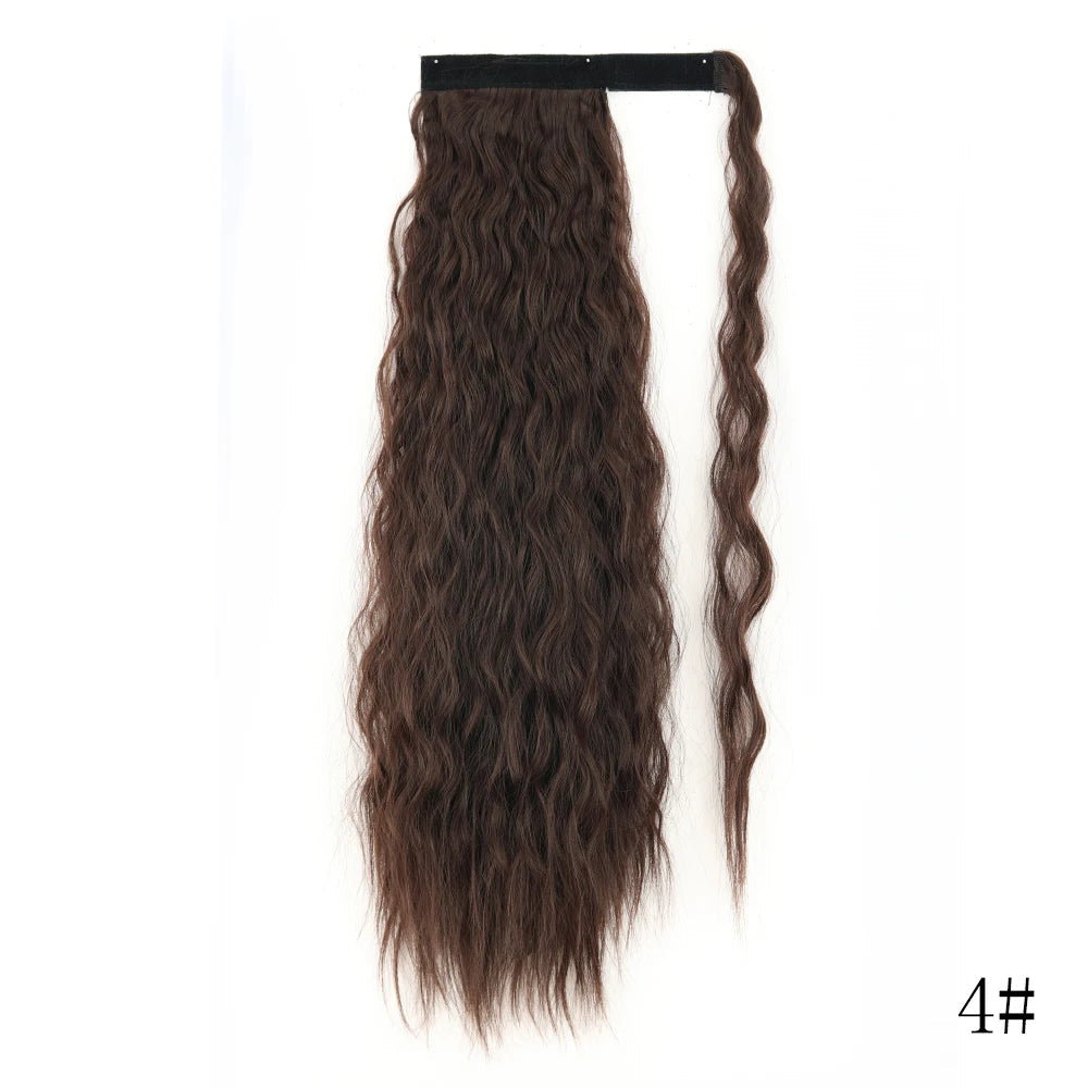 LISI GIRL Long Straight Ponytail Wrap Around Clip in Hair Extension Nitoo Store
