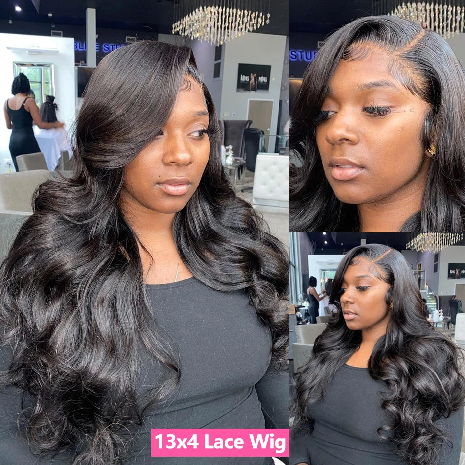 HD Transparent 13x4 13x6 Body Wave Lace Front 360 Wig Human Hair For Women 5x5 Wig 200 Density Nitoostore