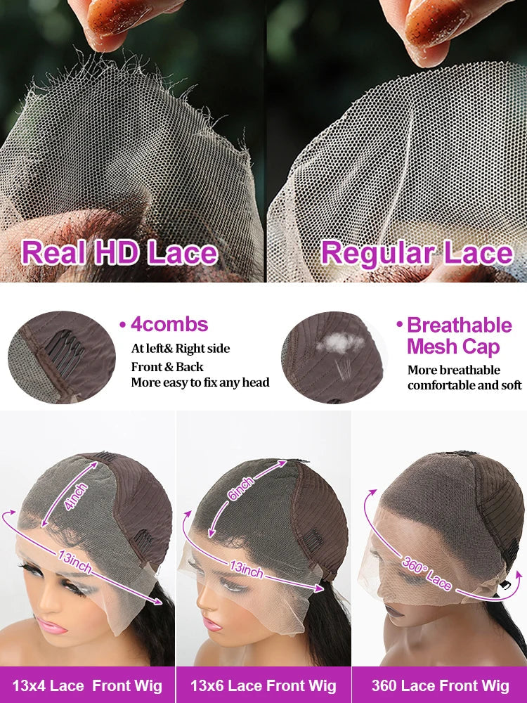300% Density Loose Deep Wave Human Hair Wig Nitoo Store