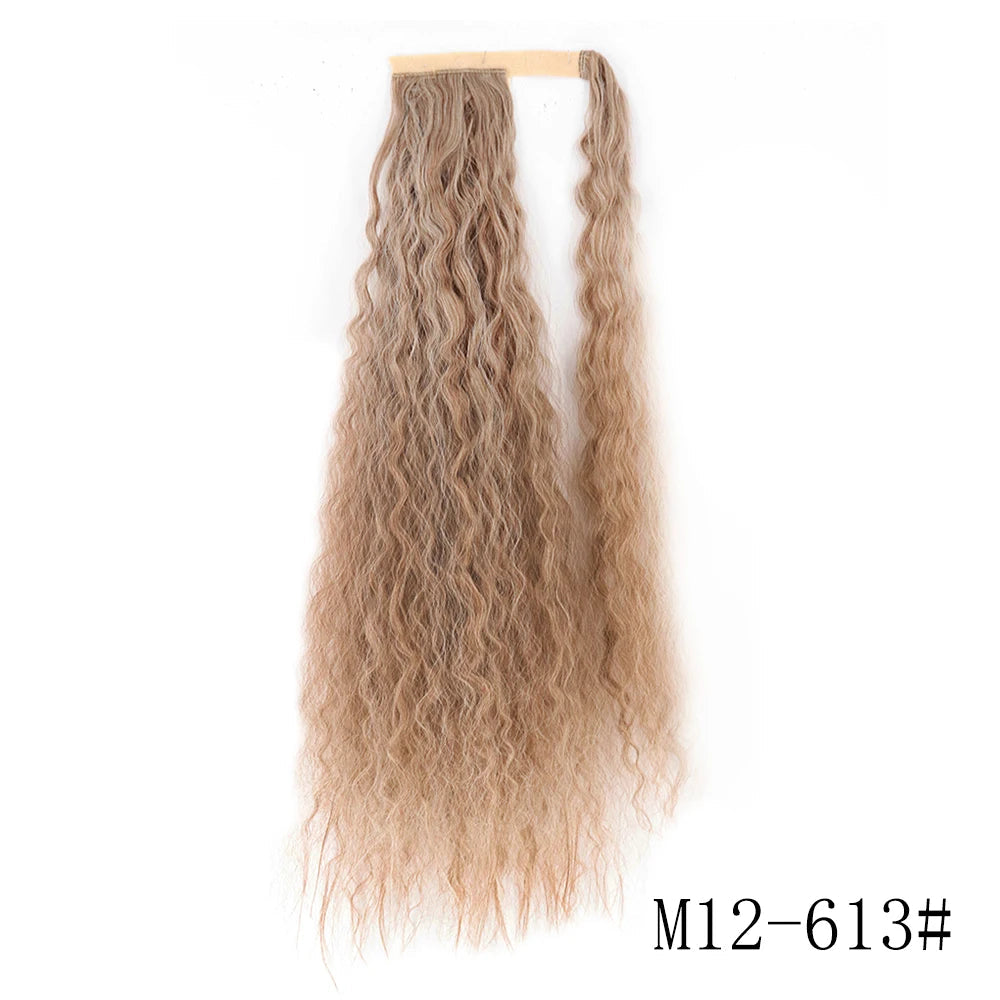LISI GIRL Long Straight Ponytail Wrap Around Clip in Hair Extension Nitoo Store