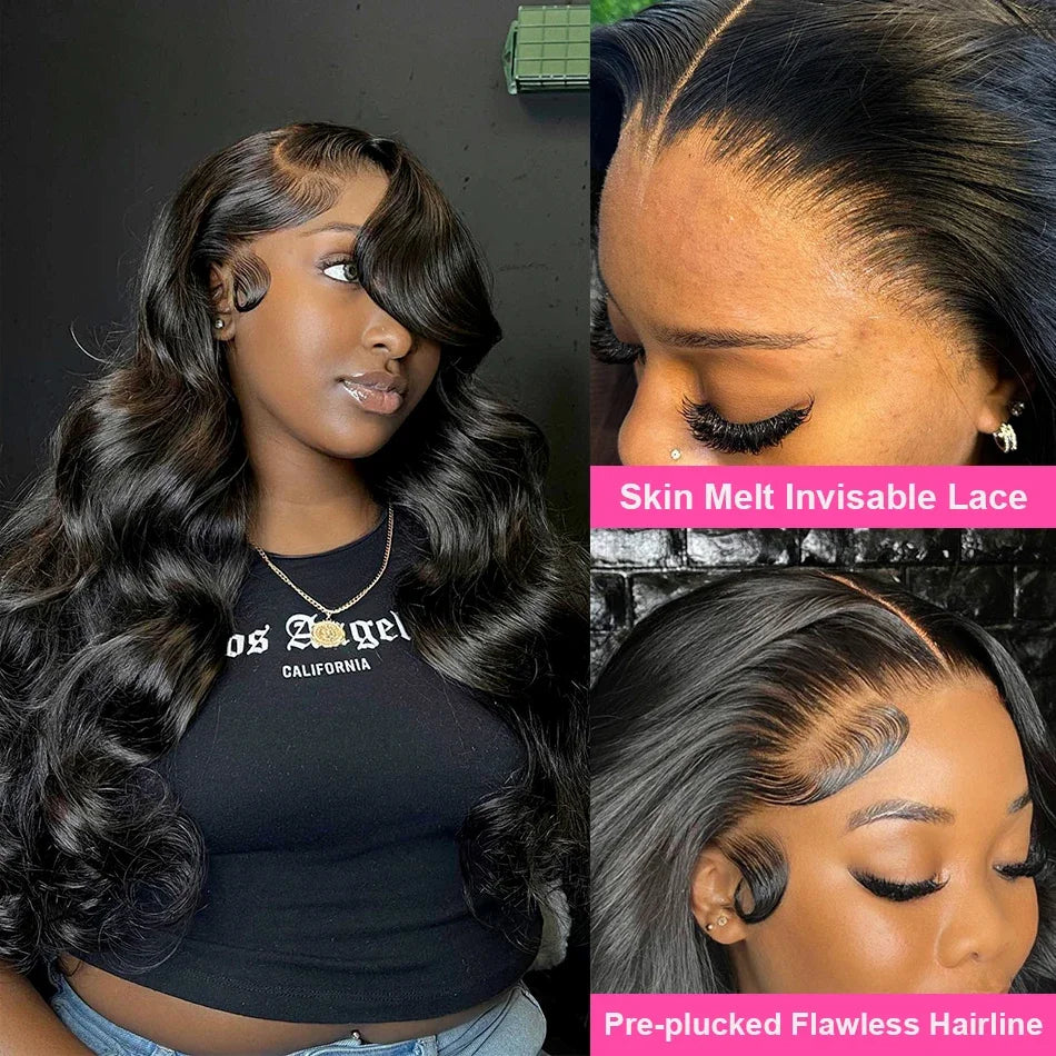 HD Transparent 13x4 13x6 Body Wave Lace Front 360 Wig Human Hair For Women 5x5 Wig 200 Density Nitoostore