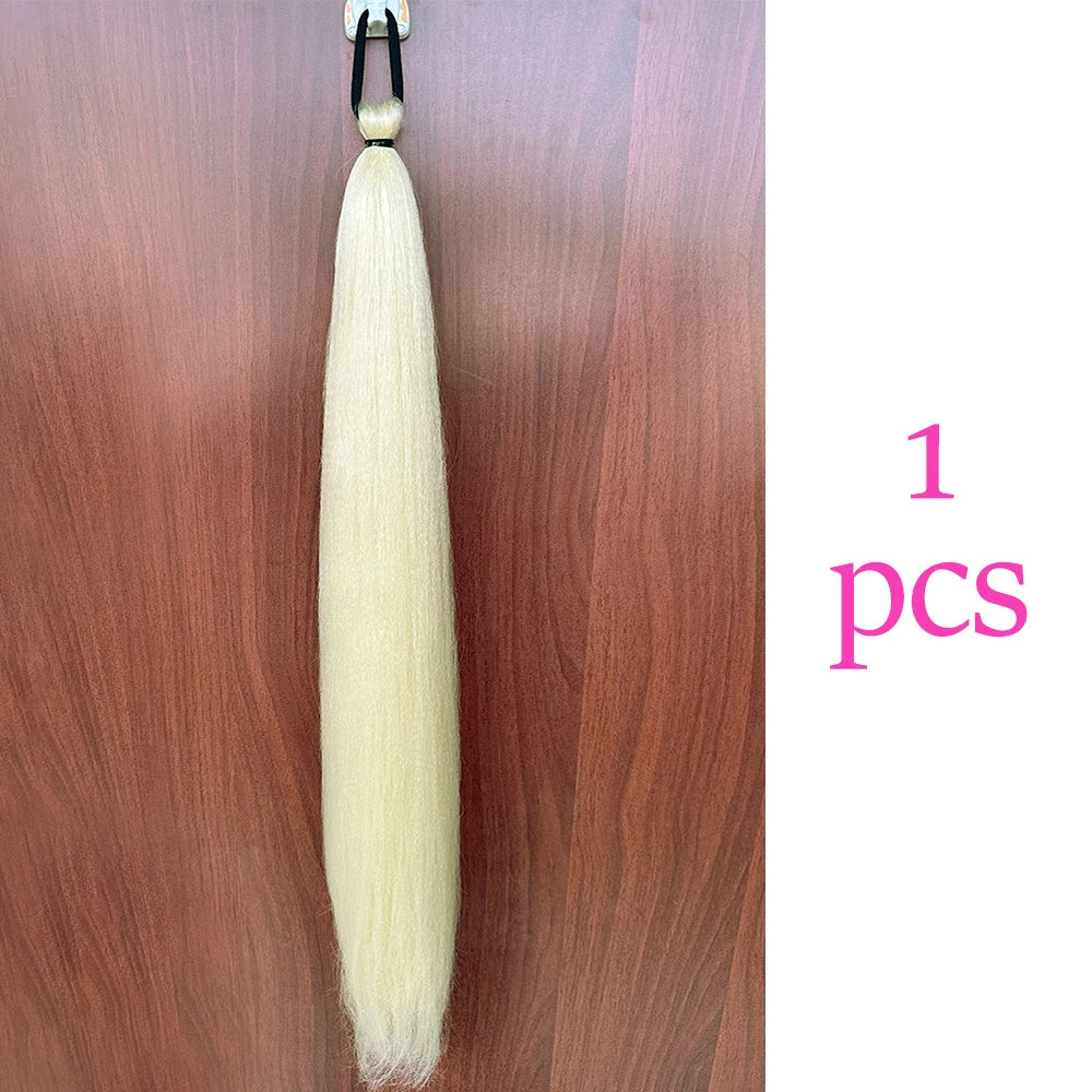 Synthetic Colorful Ponytail Extensions,2 Pcs Nitoo Store