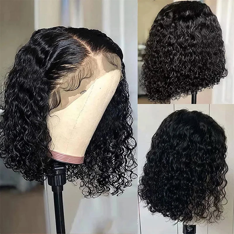 Deep Wave 180% Density Short Bob Wig. Nitoo Store