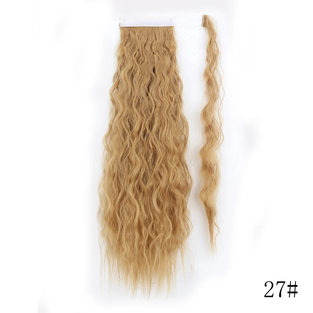LISI GIRL Long Straight Ponytail Wrap Around Clip in Hair Extension Nitoo Store