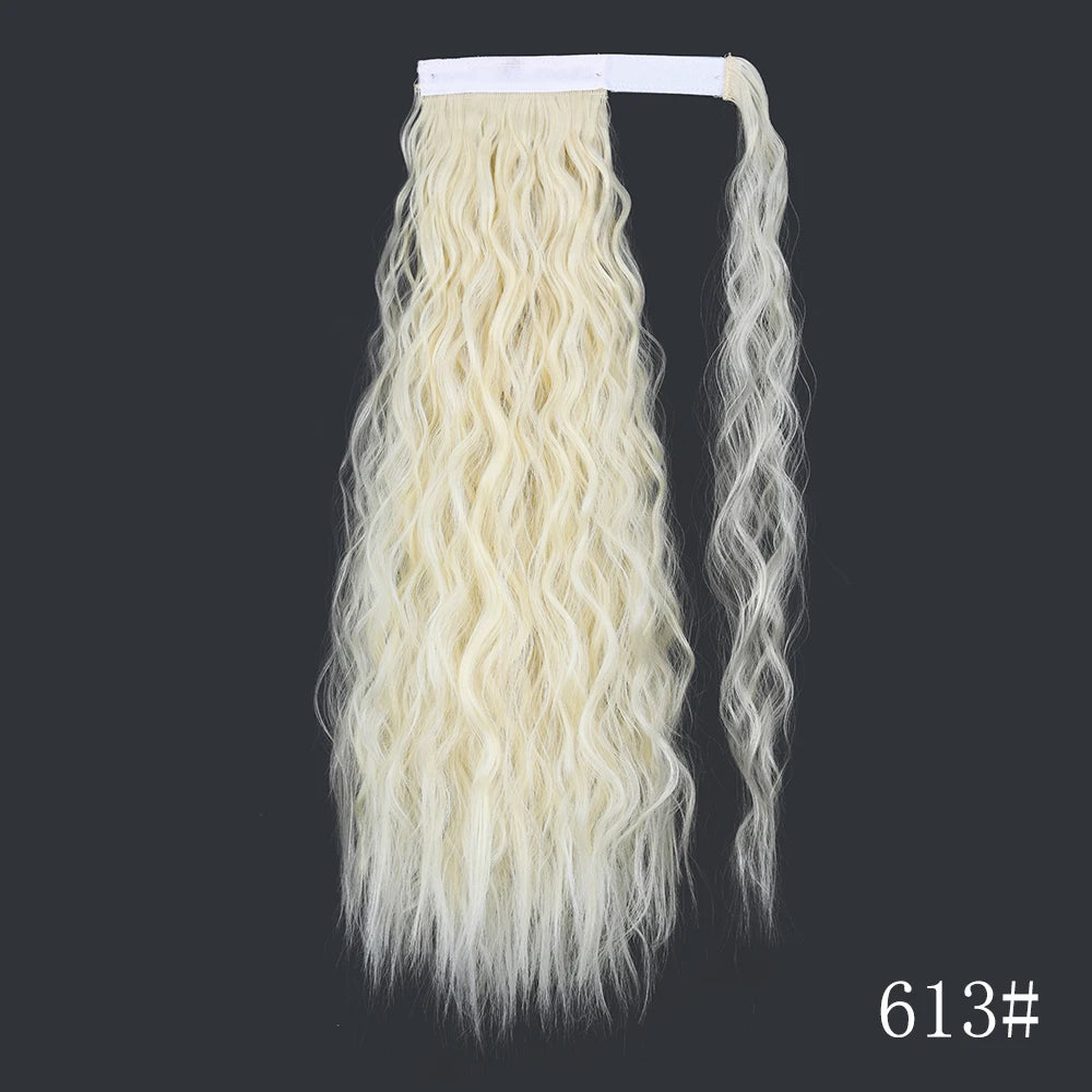 LISI GIRL Long Straight Ponytail Wrap Around Clip in Hair Extension Nitoo Store