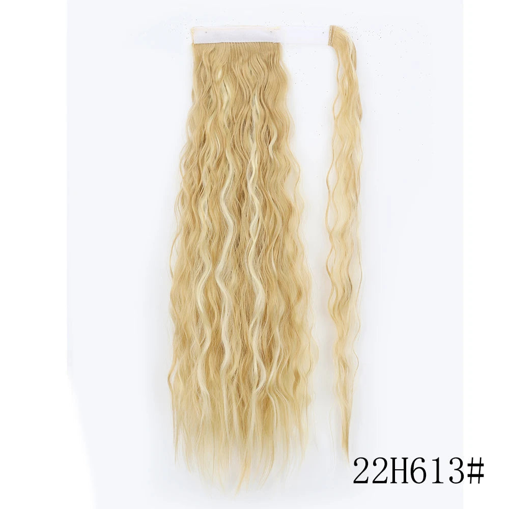 LISI GIRL Long Straight Ponytail Wrap Around Clip in Hair Extension Nitoo Store