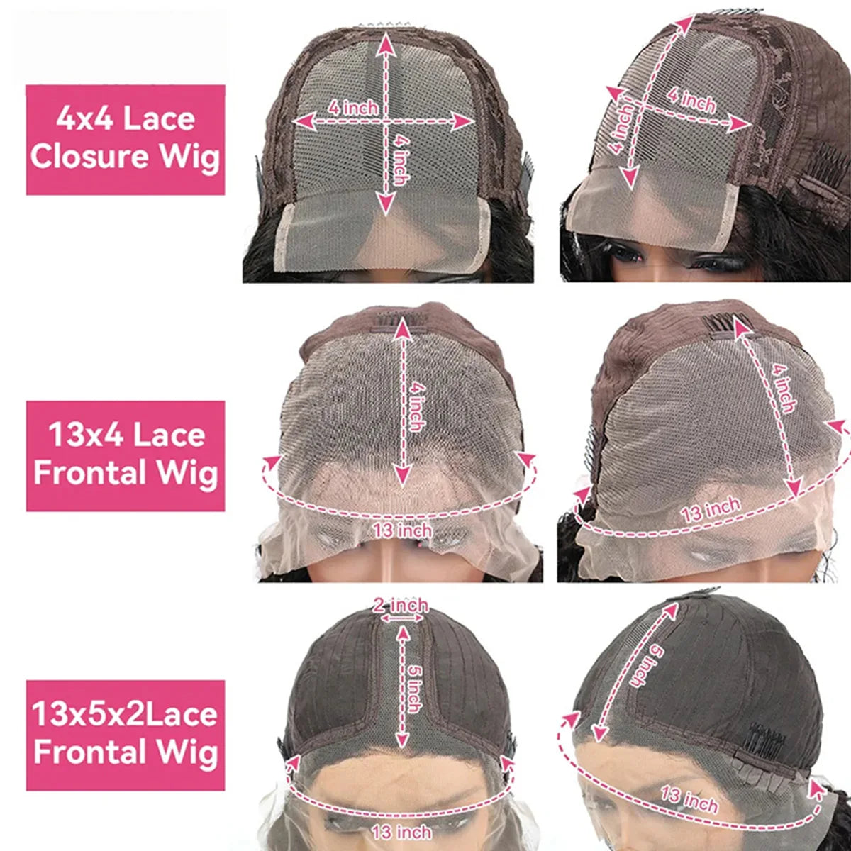 Deep Wave 180% Density Short Bob Wig. Nitoo Store