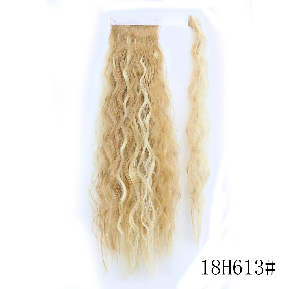 LISI GIRL Long Straight Ponytail Wrap Around Clip in Hair Extension Nitoo Store