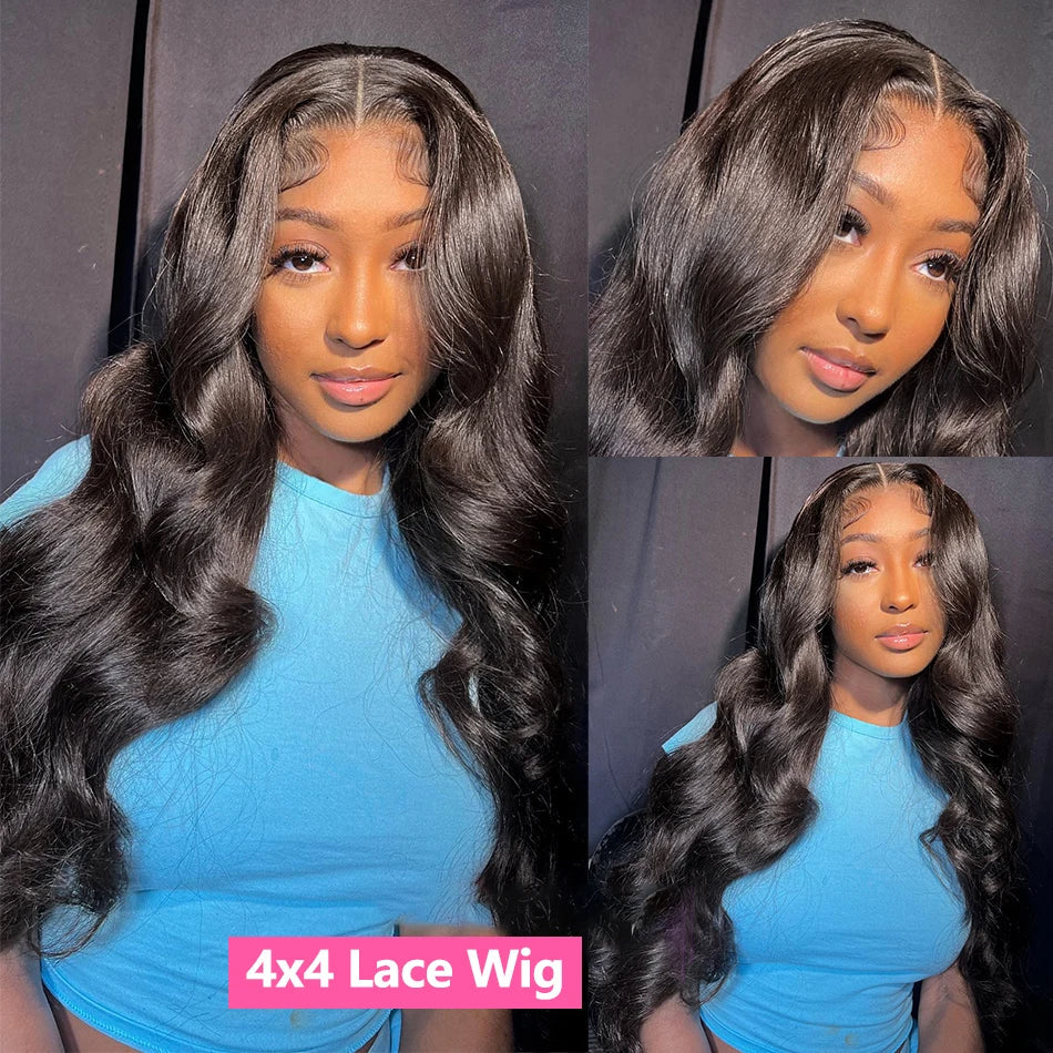 HD Transparent 13x4 13x6 Body Wave Lace Front 360 Wig Human Hair For Women 5x5 Wig 200 Density Nitoostore
