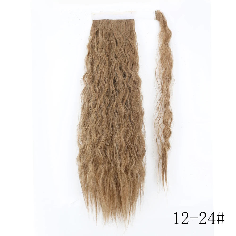 LISI GIRL Long Straight Ponytail Wrap Around Clip in Hair Extension Nitoo Store