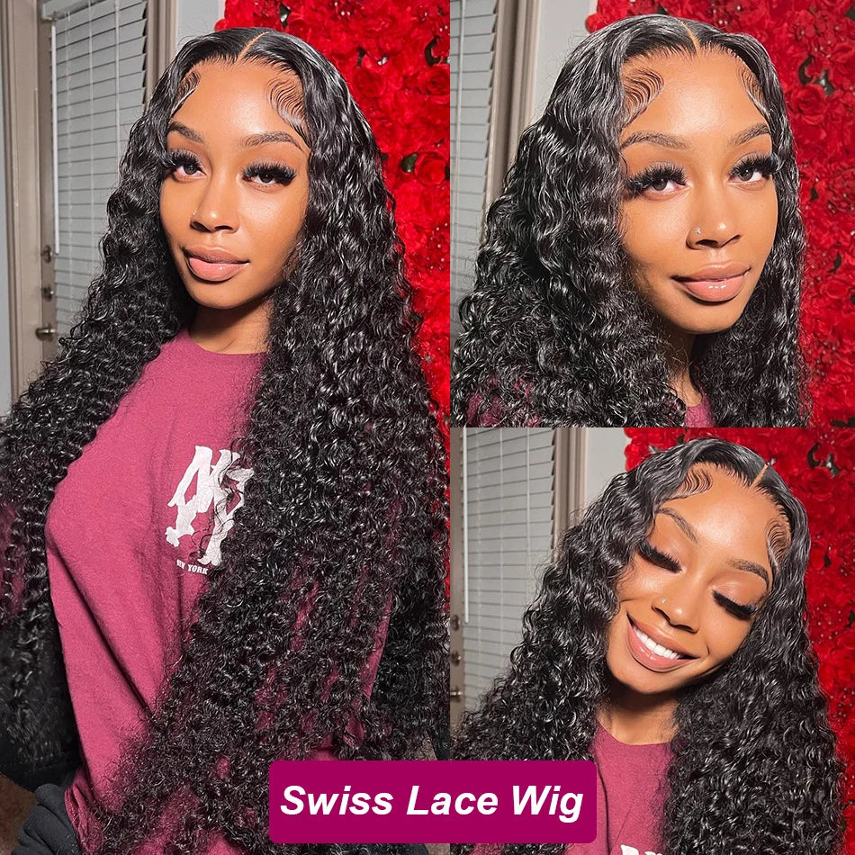 Human Hair 13X4 Deep Wave Frontal Wig 13X6 Curly Hd Lace Front Wigs Brazilian Nitoostore