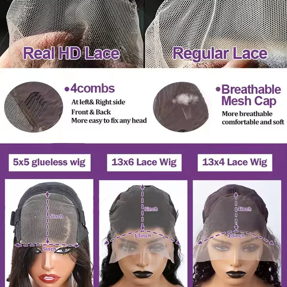 5x5 Glueless Ready to Wear Human Hair Wig Nitoo Store