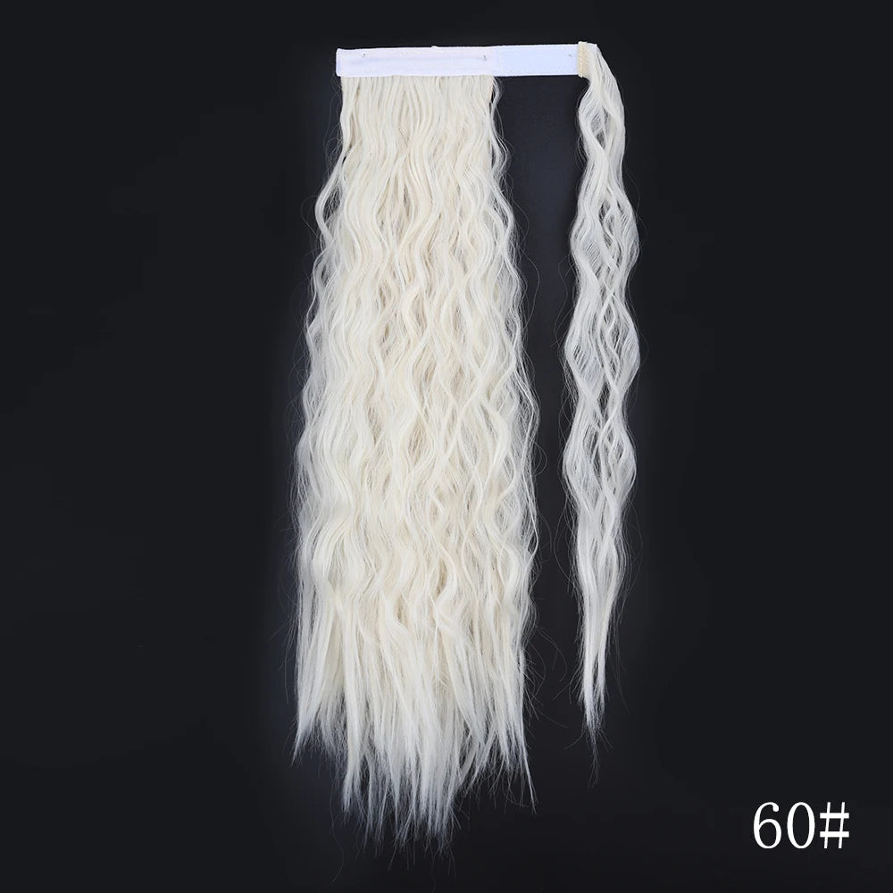 LISI GIRL Long Straight Ponytail Wrap Around Clip in Hair Extension Nitoo Store