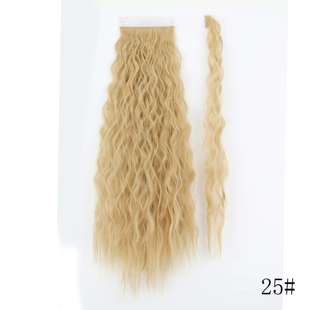 LISI GIRL Long Straight Ponytail Wrap Around Clip in Hair Extension Nitoo Store