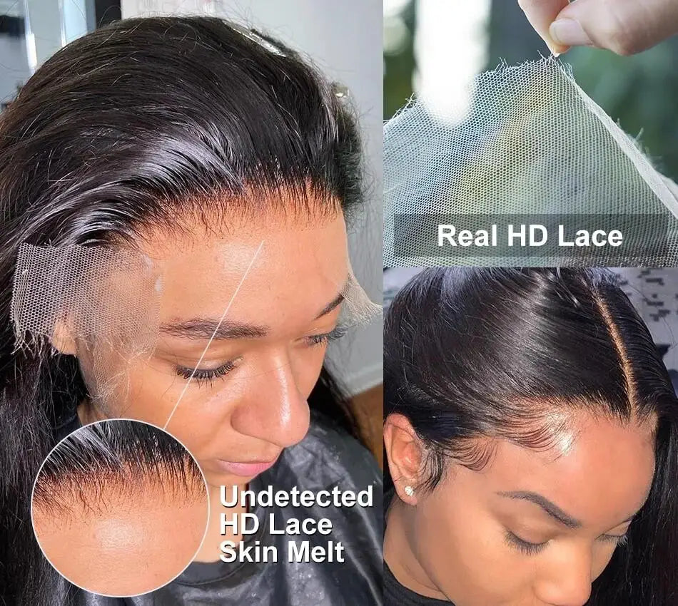 HD Transparent 13x4 13x6 Body Wave Lace Front 360 Wig Human Hair For Women 5x5 Wig 200 Density Nitoostore