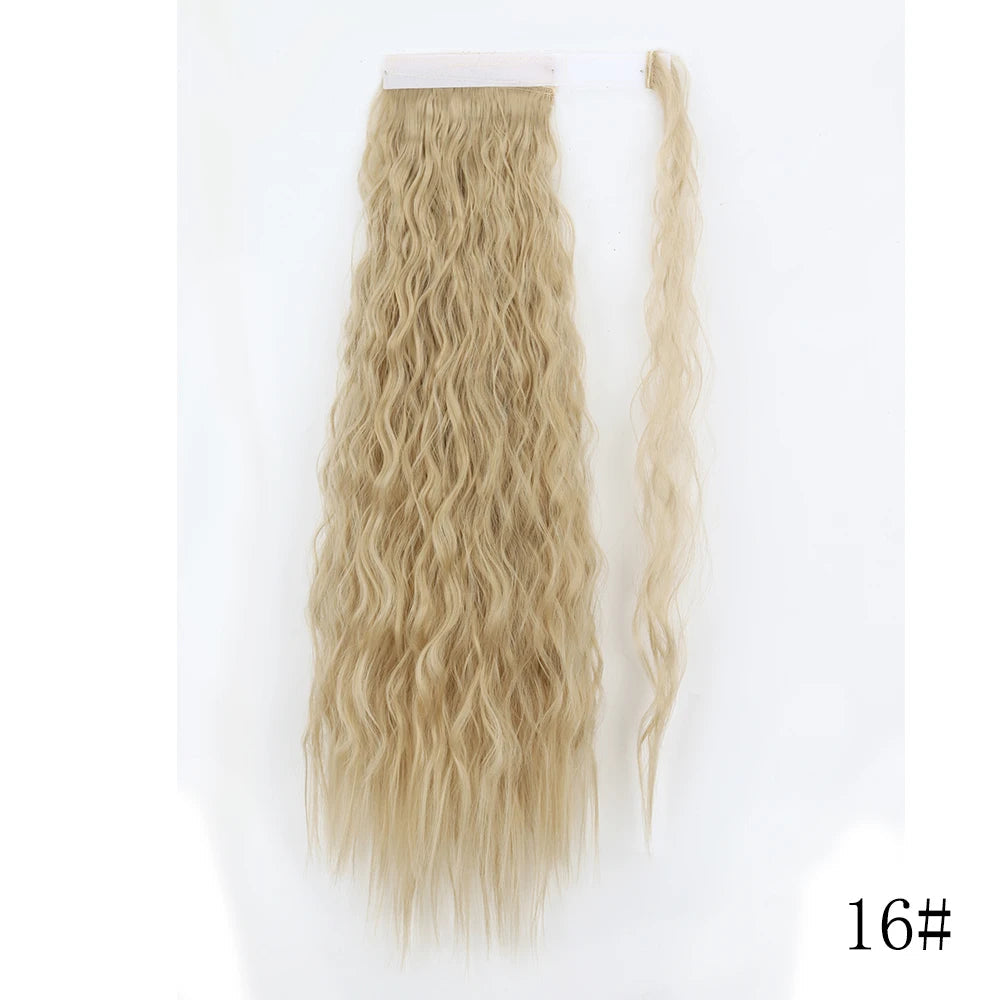LISI GIRL Long Straight Ponytail Wrap Around Clip in Hair Extension Nitoo Store