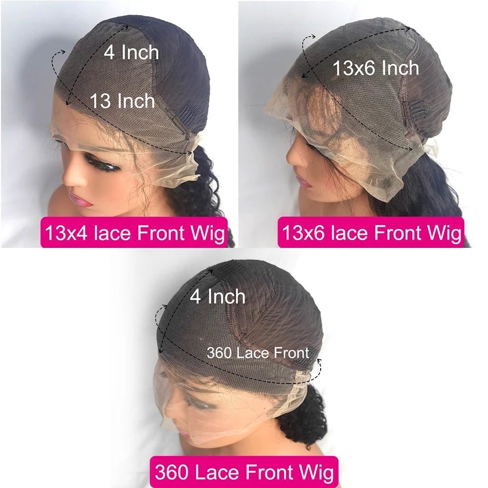 Body Wave 13x4 13x6 360 Hd Transparent Lace Front Wigs Human Hair Nitoostore