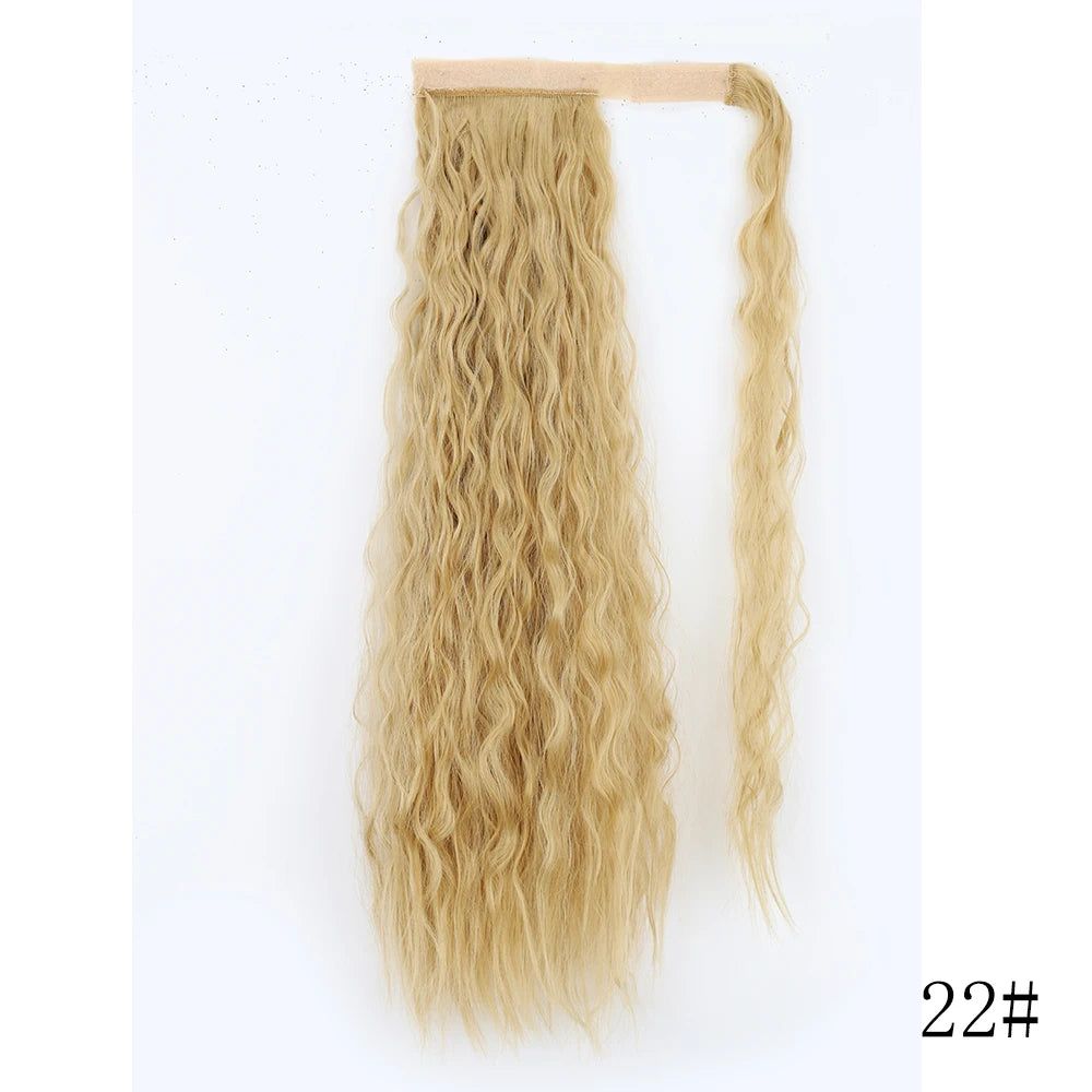 LISI GIRL Long Straight Ponytail Wrap Around Clip in Hair Extension Nitoo Store