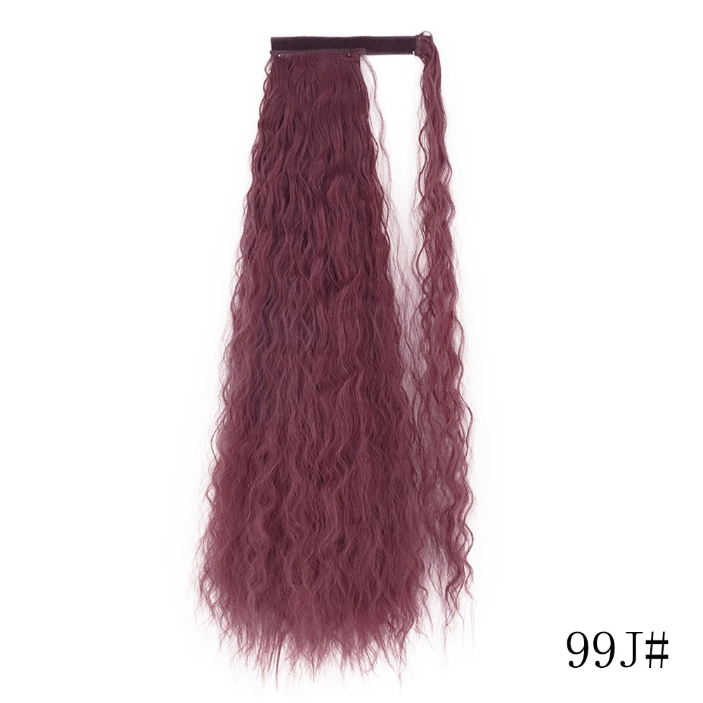 LISI GIRL Long Straight Ponytail Wrap Around Clip in Hair Extension Nitoo Store
