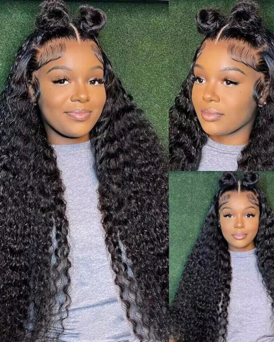 Deep Wave Frontal Wig 13x4/13x6 Curly Lace Front Human Hair Nitoostore