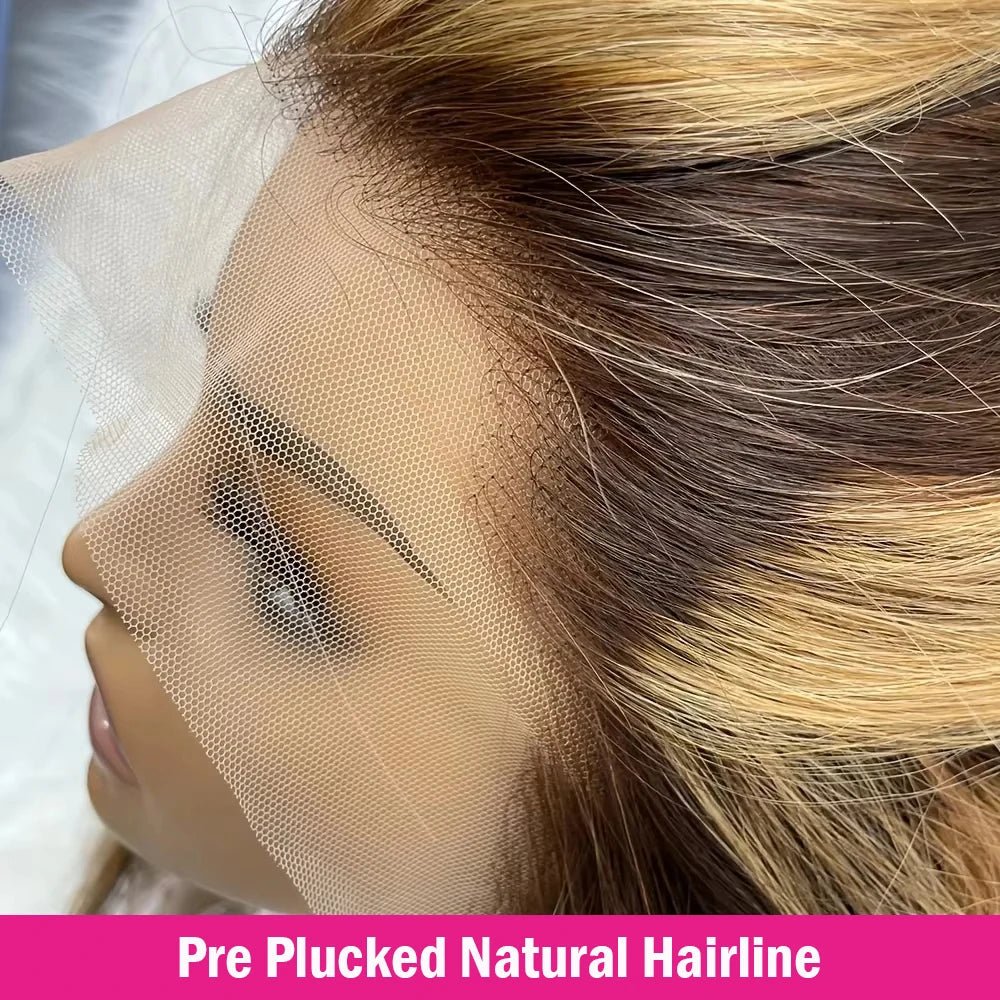 Body Wave 4/27 Ombre Blonde Short Bob Wig - Nitoo Store