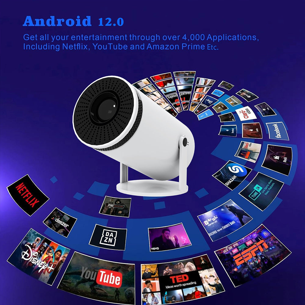 Home HD Projector Bluetooth Portable Mini 4K Mini Phone Y5S Home Theater Projector My Store