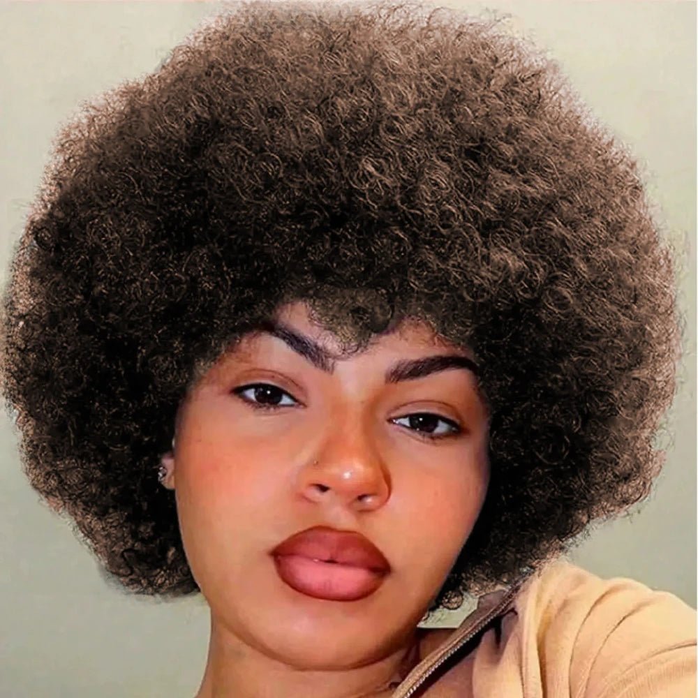 fro Kinky Curly Wave Wig 150% Density - Nitoo Store